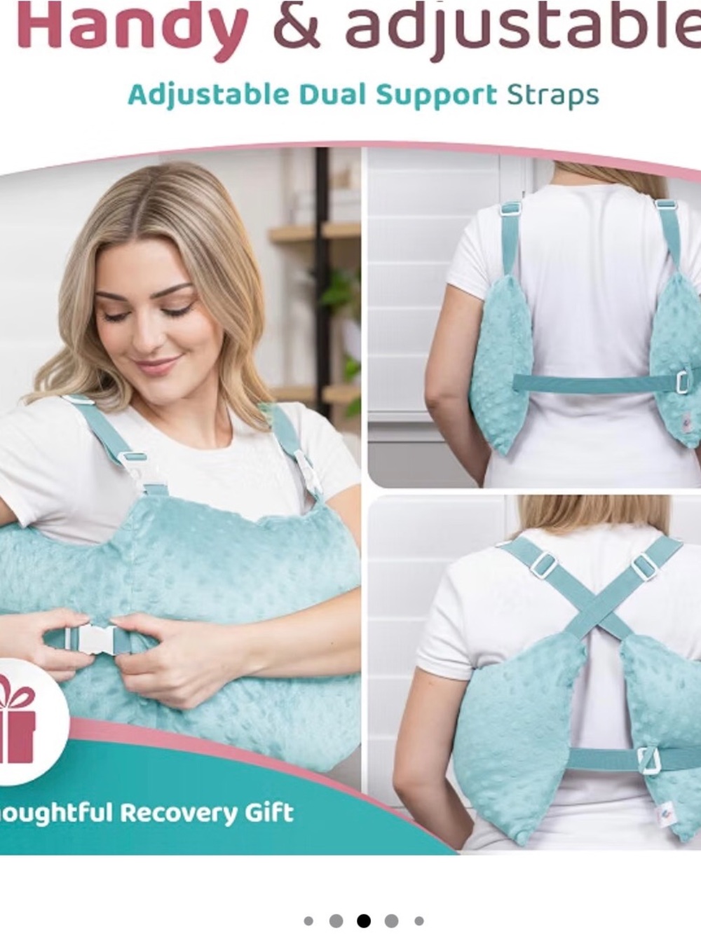 Post-mastectomy cushion-lavender